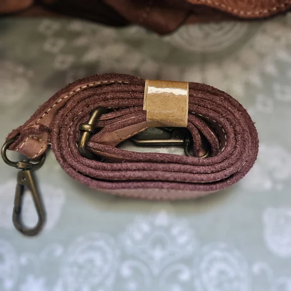 Pink Leather Appliqué Bag - Picture 7 of 10